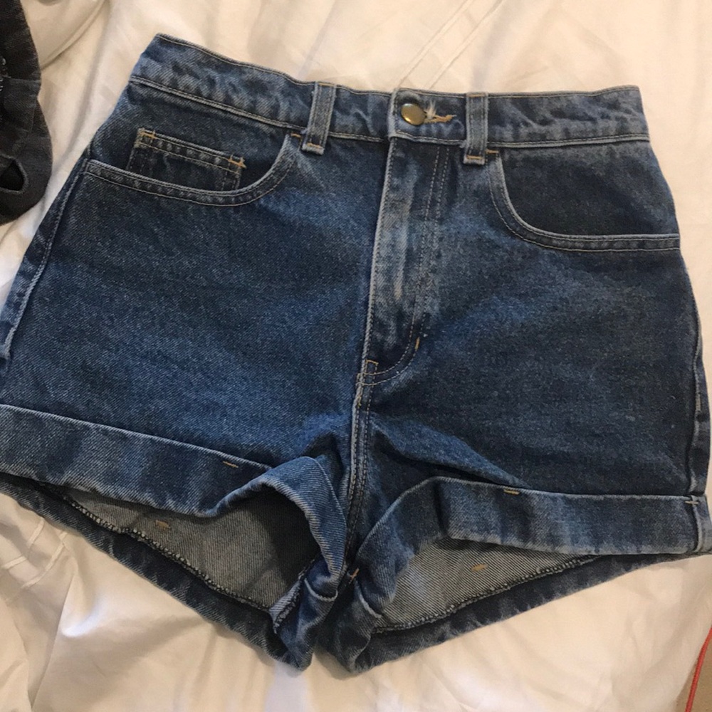 American Apparel High-Waisted Shorts